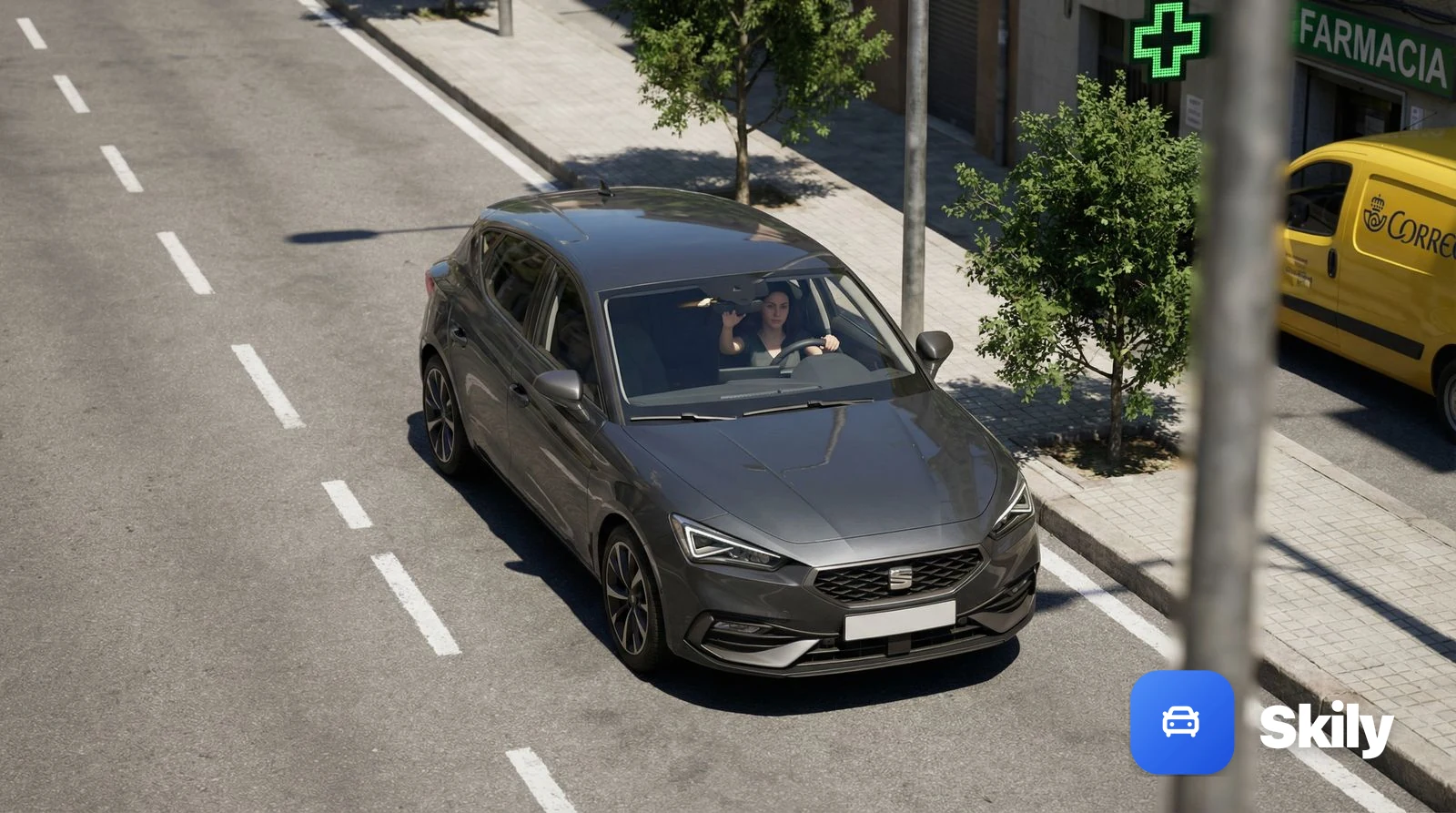 El recorrido hacia atrás, como maniobra complementaria del estacionamiento, no podrá...