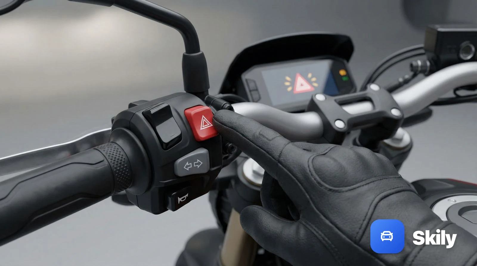 Una motocicleta, ¿puede disponer de señal de emergencia?