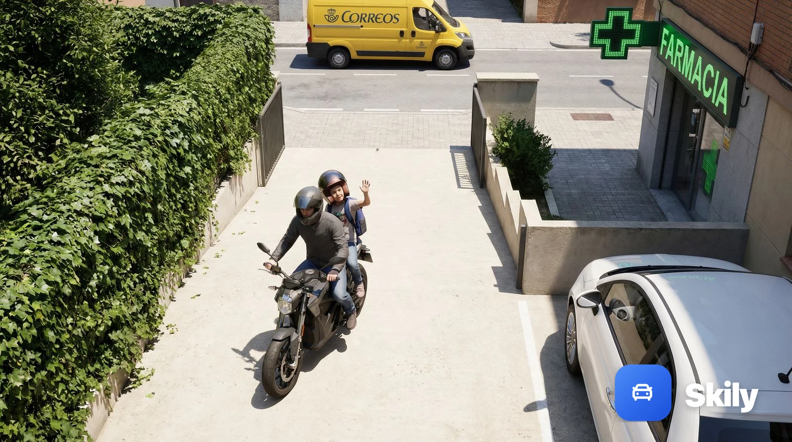 Un menor de 12 años, ¿puede viajar de pasajero en una motocicleta?