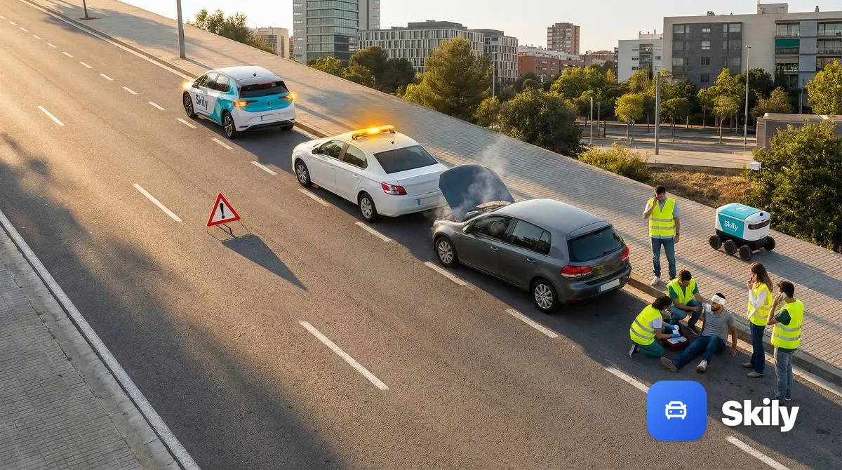 En la medida de lo posible, todo usuario de la vía implicado en un accidente de circulación deberá...