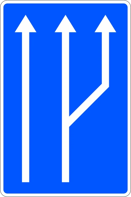 Increase from two to three lanes