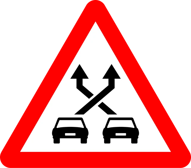 Weaving section ahead