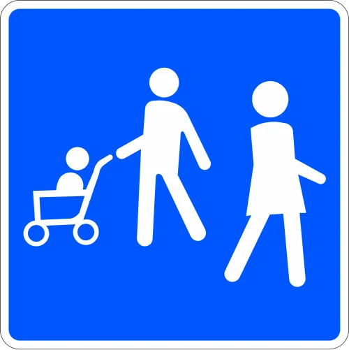 Pedestrian zone