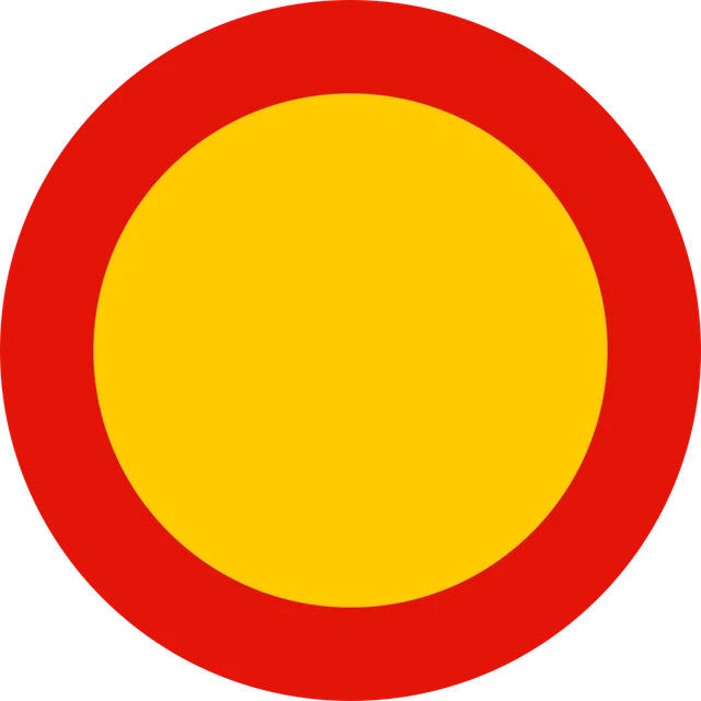 All vehicles prohibited in both directions (roadworks)