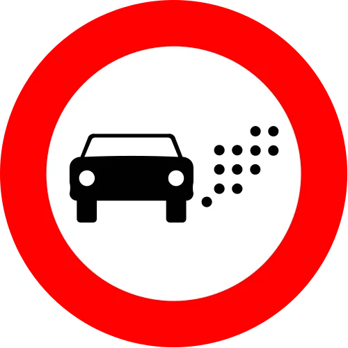 Environmental low-emission zone restriction