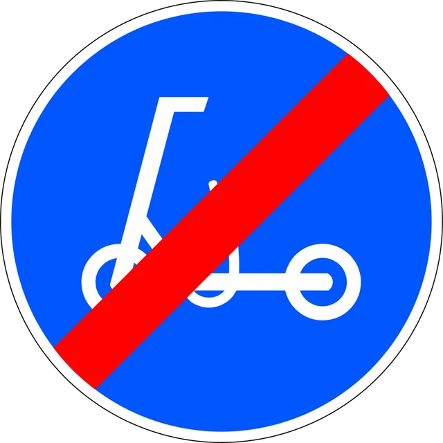 End of compulsory route for personal mobility devices
