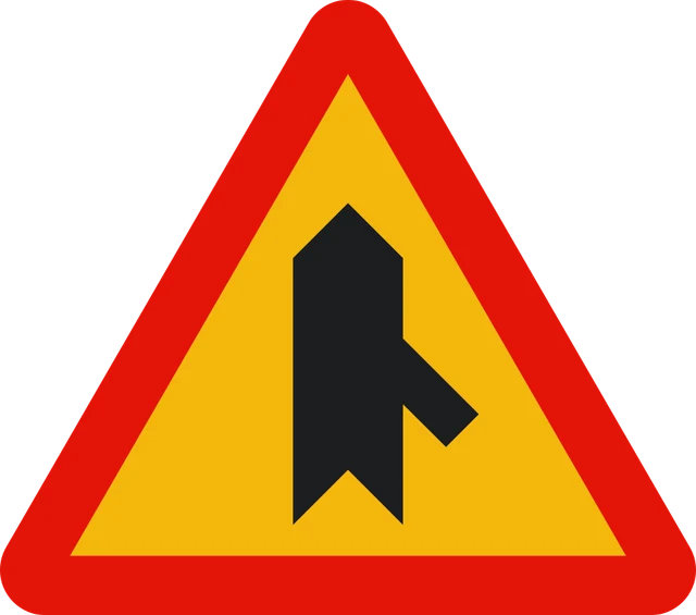 Temporary priority over merging traffic from the right