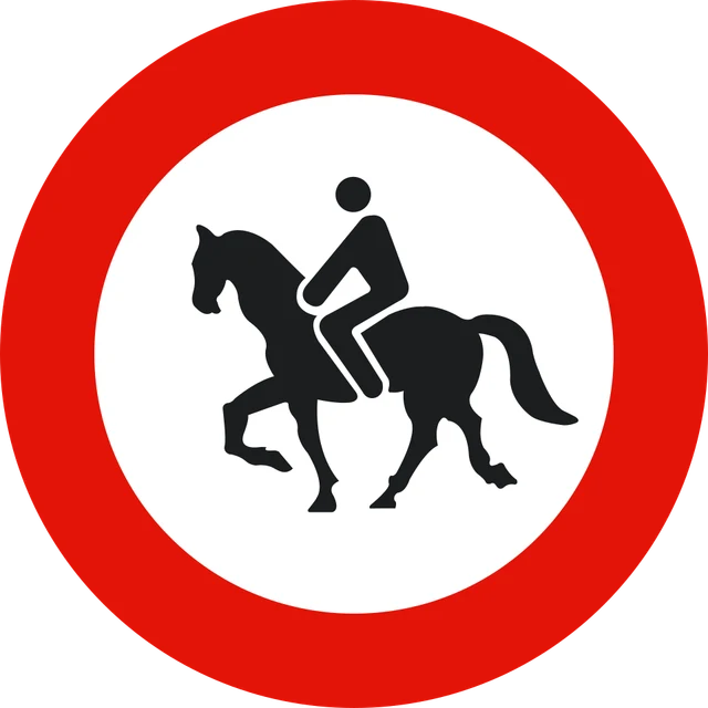 No ridden animals