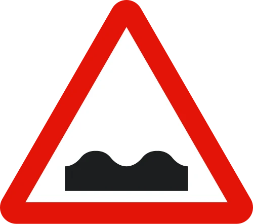 Uneven road