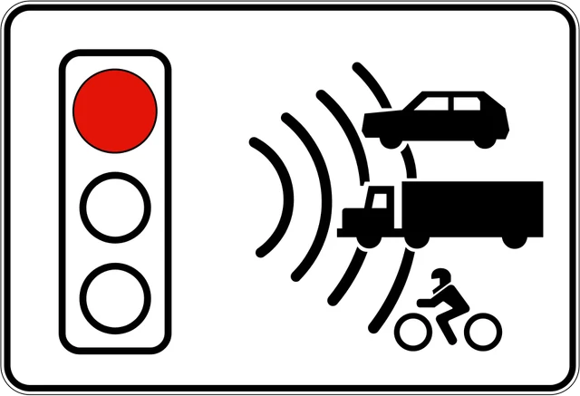 Red light camera ahead