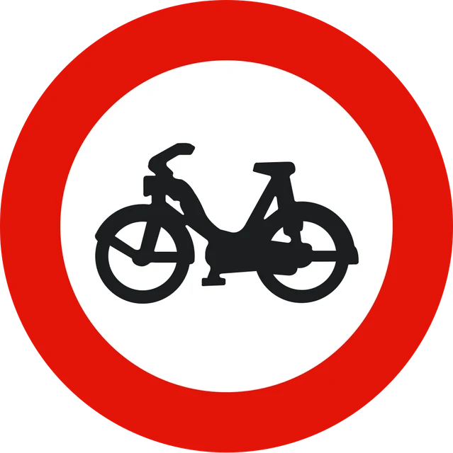 No mopeds