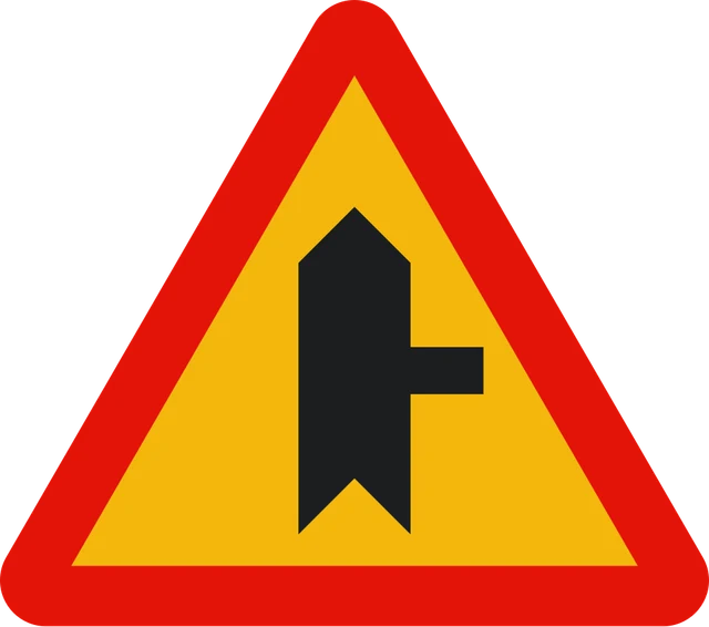 Priority over side road from the right (roadworks)