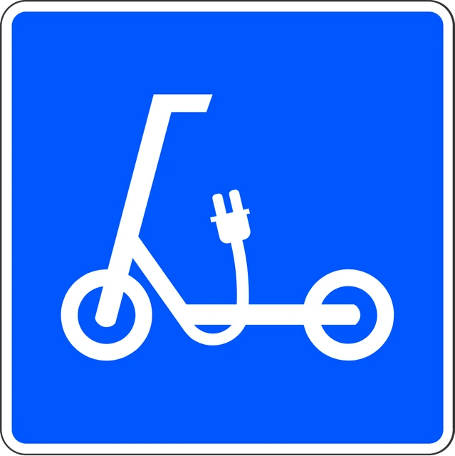 Route reserved for personal mobility vehicles