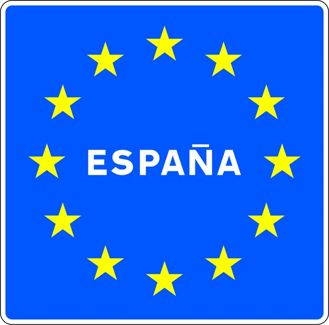 Entering Spain