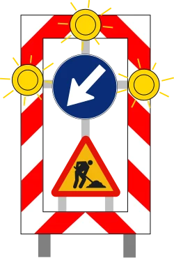 Mobile sign frame