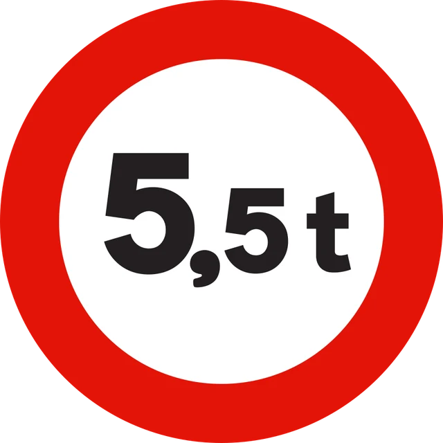 Maximum gross weight limit