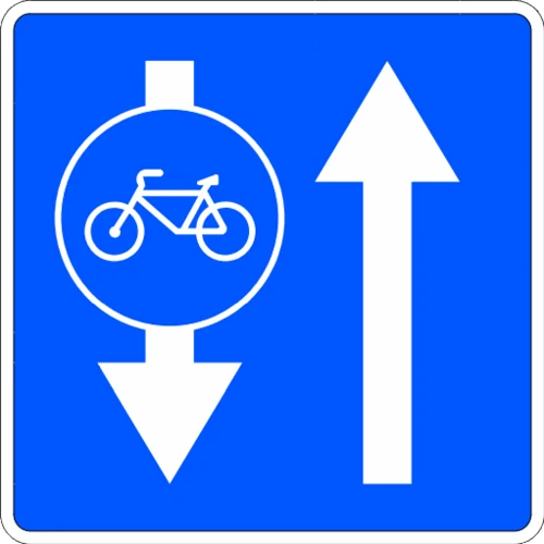 Contraflow cycle lane