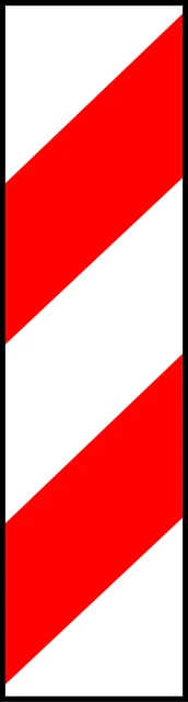 Right-hand edge marker