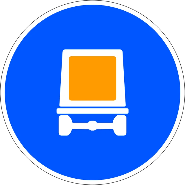 Compulsory carriageway for vehicles carrying dangerous goods