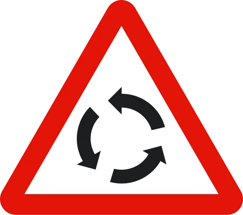 Roundabout ahead
