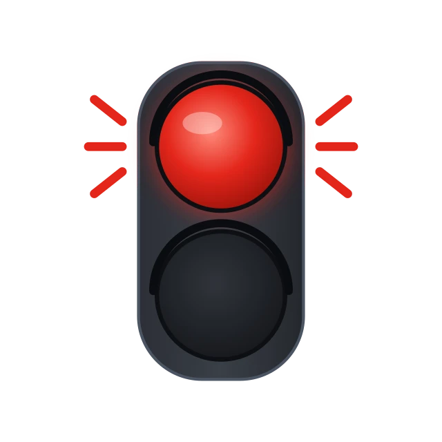 Rojo intermitente (una o dos luces alternas). Prohibido pasar temporalmente: antes de un paso a nivel, un puente móvil, un pontón, una salida de bomberos o donde aterrizan aviones a baja altura.