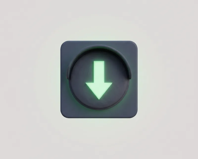 Lane control signal: downward green arrow