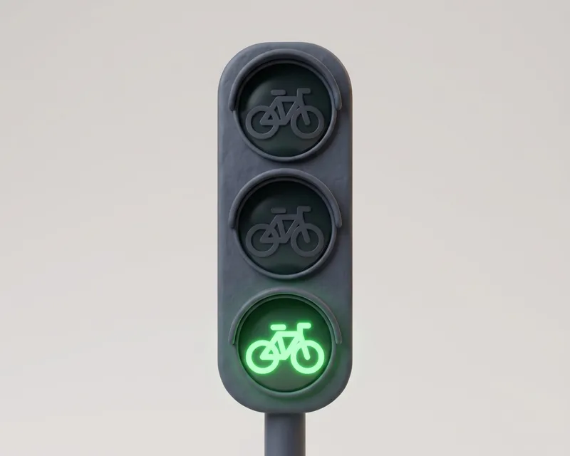 Cycle traffic light