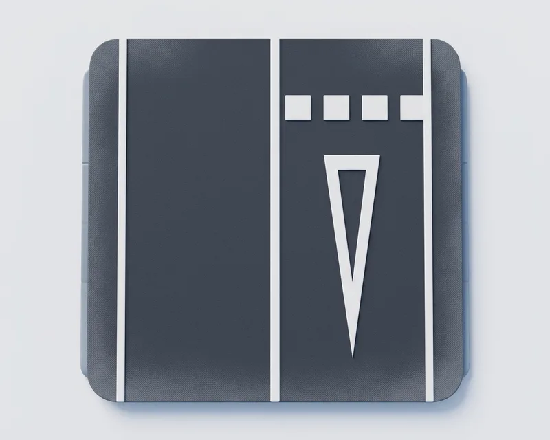 Give way road marking