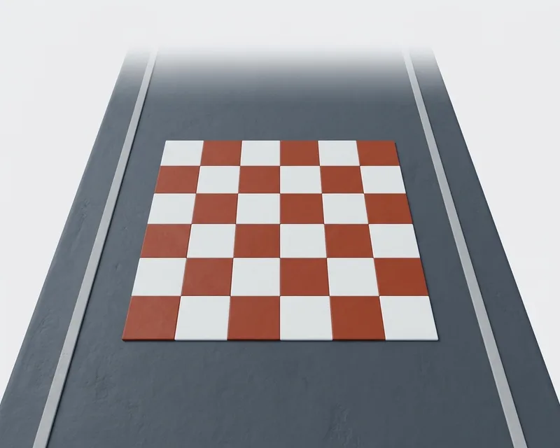 Emergency escape lane entrance marking