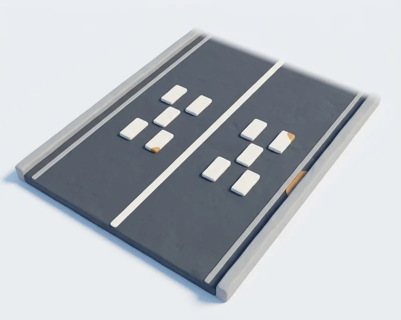 Speed reduction optical markings