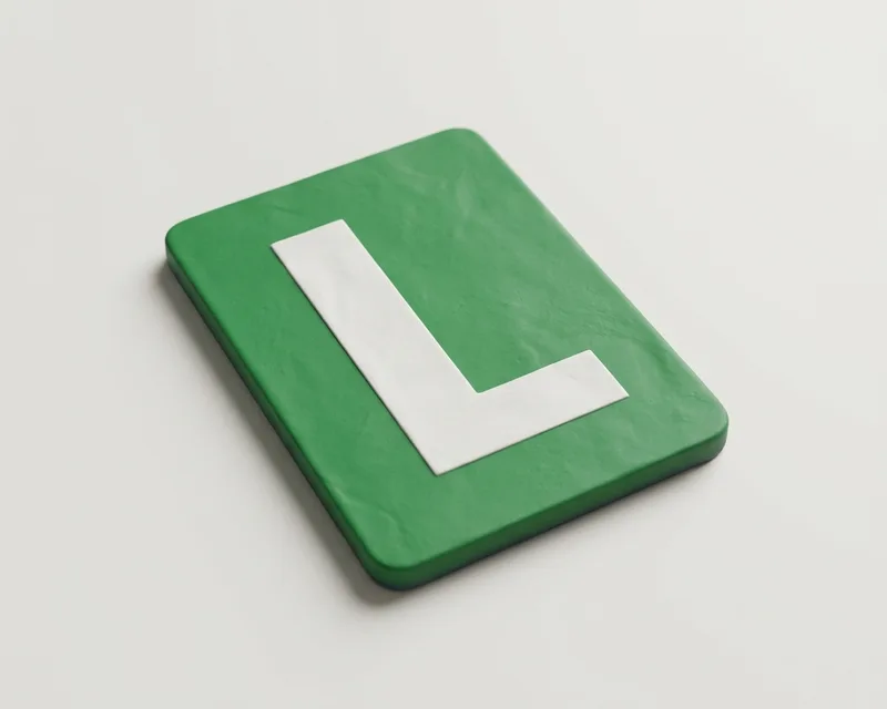 Novice driver plate