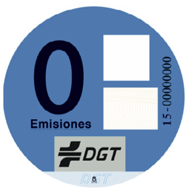 Zero emissions environmental badge