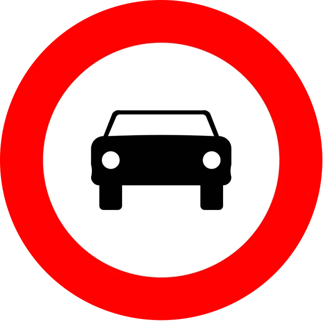 No motor vehicles except two-wheeled motorcycles