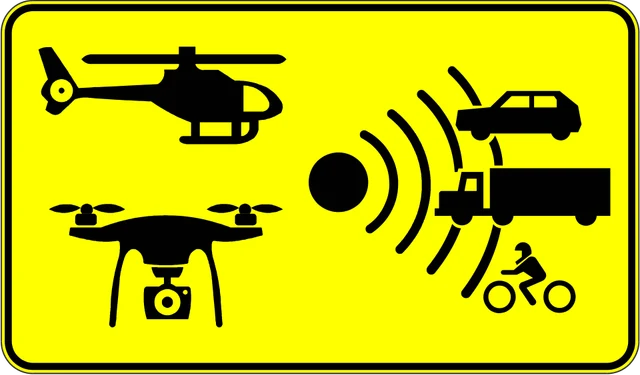 Aerial speed enforcement