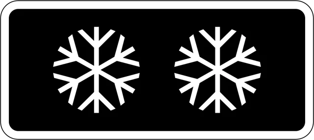 Adverse weather conditions plate